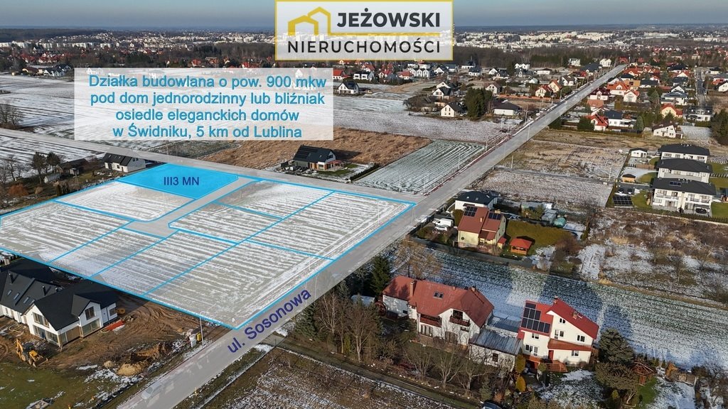 Działka inna na sprzedaż Świdnik, Romana Dmowskiego  900m2 Foto 1