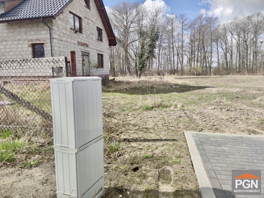 Sprzedam działkę 4140 m² z budynkiem w stanie surowym Wolin okolica, Spokojna  4 140m2 Foto 1