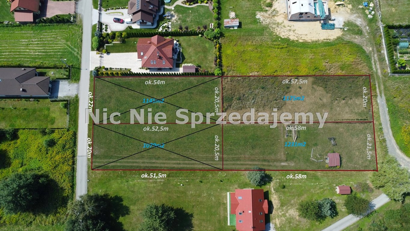 Działka budowlana na sprzedaż Brzesko, Mokrzyska  1 231m2 Foto 6