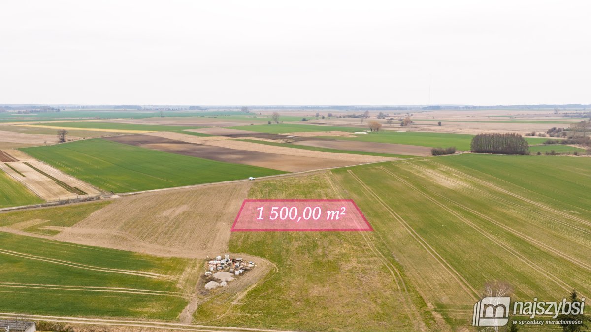 Działka budowlana 1500 m² w Bielicach - warunki zabudowy Bielice  1 500m2 Foto 1