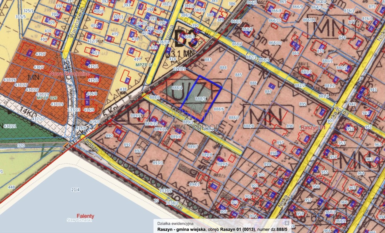 Zapraszam do zakupu działki 1367 m² w Raszynie z mediami Raszyn, Jeziorna  1 367m2 Foto 1