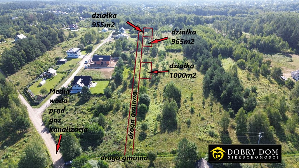 Działka budowlana na sprzedaż Karakule  955m2 Foto 1