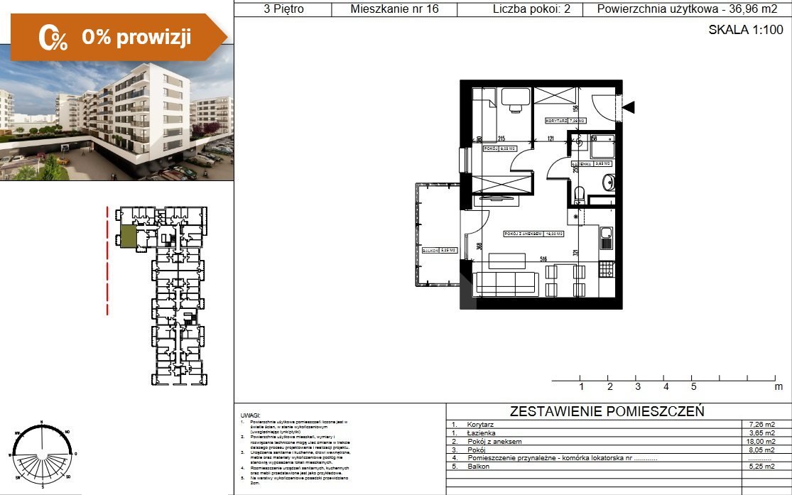 Mieszkanie dwupokojowe na sprzedaż Bydgoszcz, Kapuściska  37m2 Foto 4