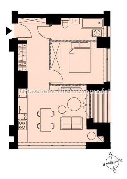 Mieszkanie dwupokojowe na sprzedaż Bydgoszcz  41m2 Foto 10