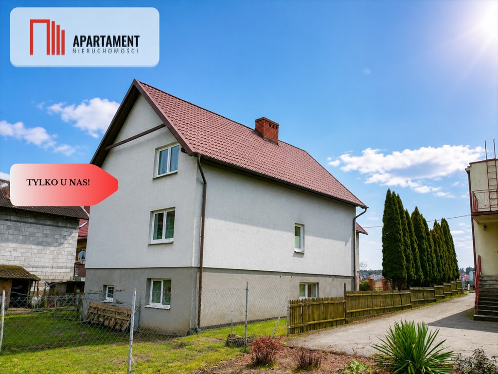 Dom inwestycyjny z 3 niezależnymi mieszkaniami i dostępem do rzeki Skarszewy  240m2 Foto 1