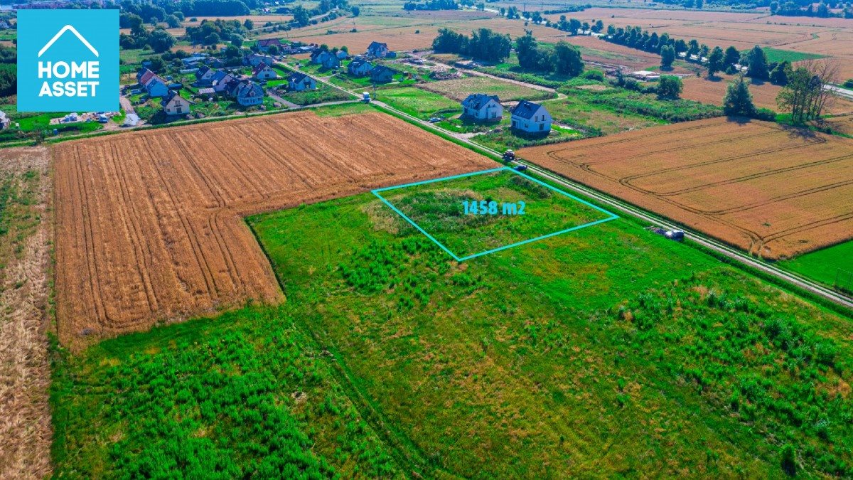 Działka budowlana na sprzedaż Wiślinka, Sportowa  1 458m2 Foto 1