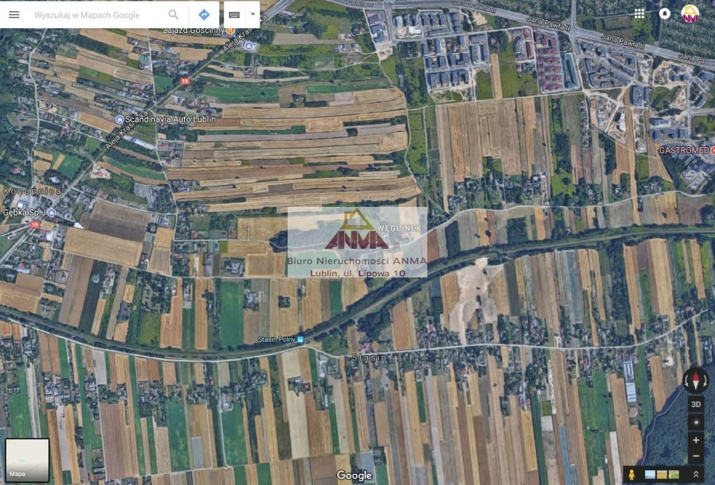 Działka inwestycyjna 5473 m² z mediami i lasem w Węglinie Lublin, Węglin, Węglinek  5 473m2 Foto 1