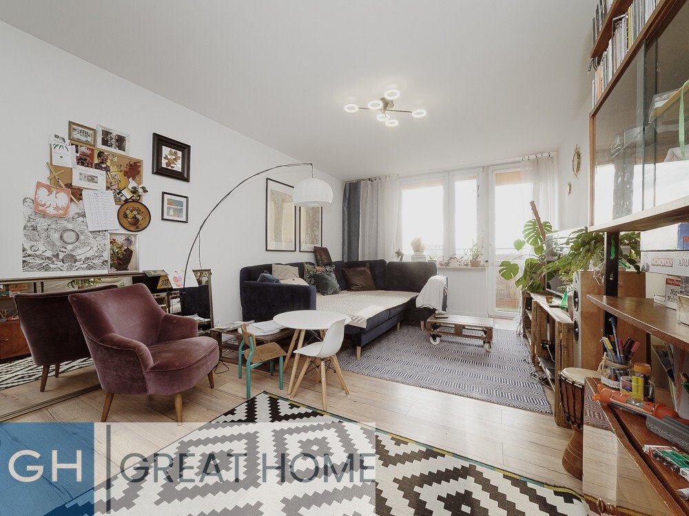 Przestronne 3 pokoje z balkonem, widok na miasto Warszawa, Praga-Południe, Igańska  72m2 Foto 1