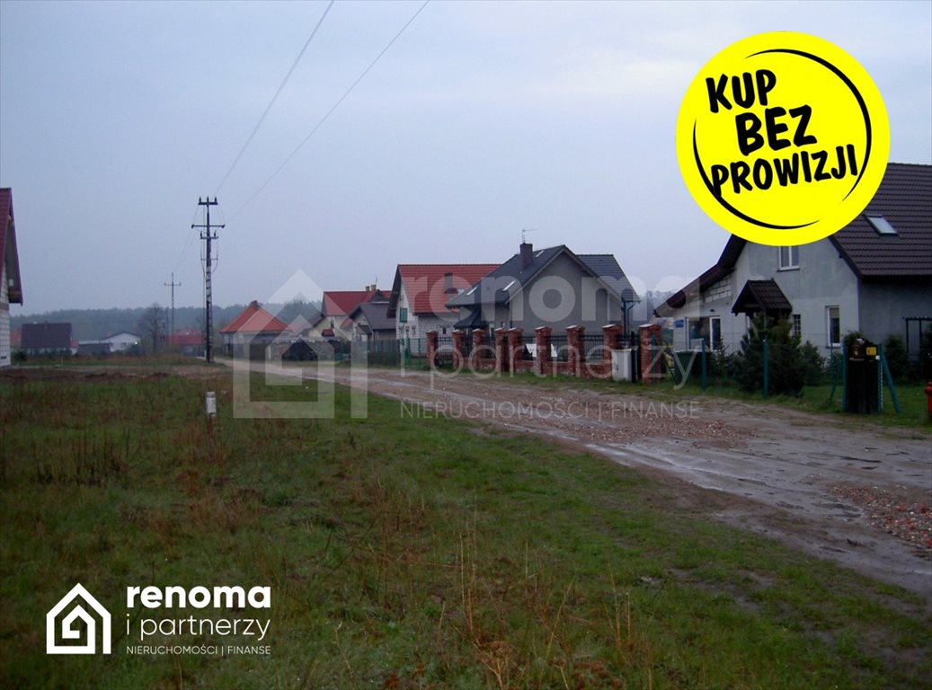Zapraszam do obejrzenia działki 810 m² z projektem domu w Chłopskiej Kępie Świeszyno  810m2 Foto 1