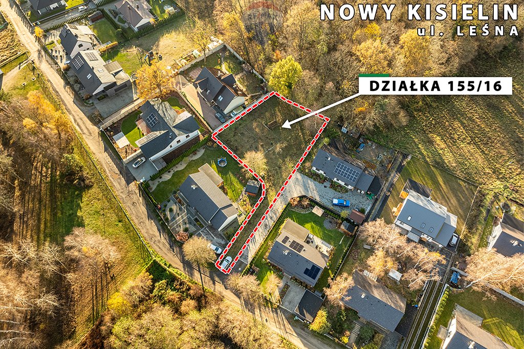 Działka budowlana na sprzedaż Zielona Góra, Nowy Kisielin, Nowy Kisielin-Leśna  990m2 Foto 4