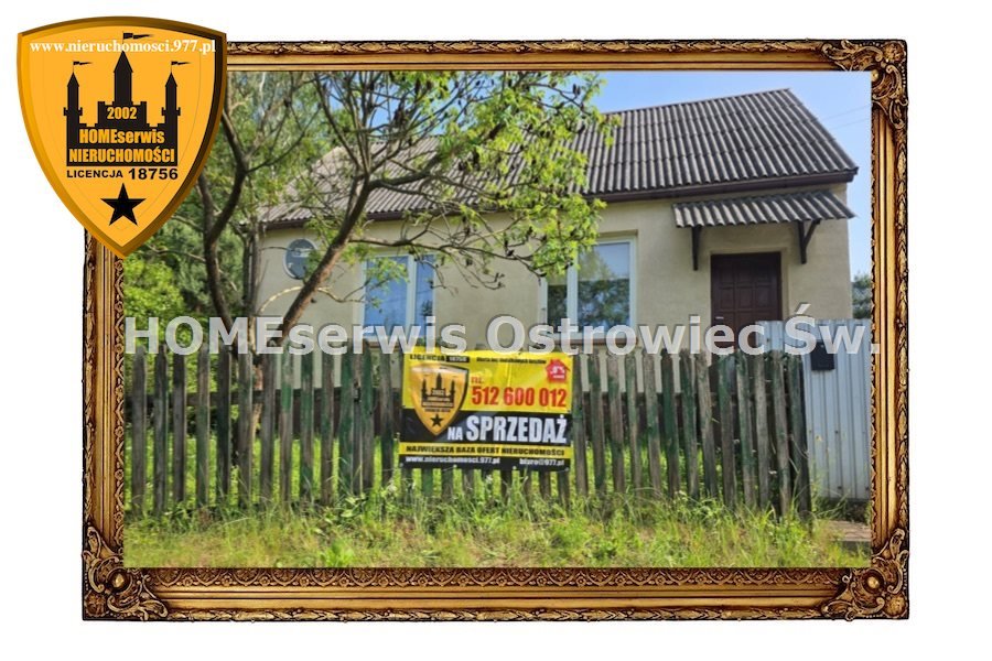 Polecam dom 45 m² na dużej działce 3253 m² w Janiku Kunów, Janik  45m2 Foto 1