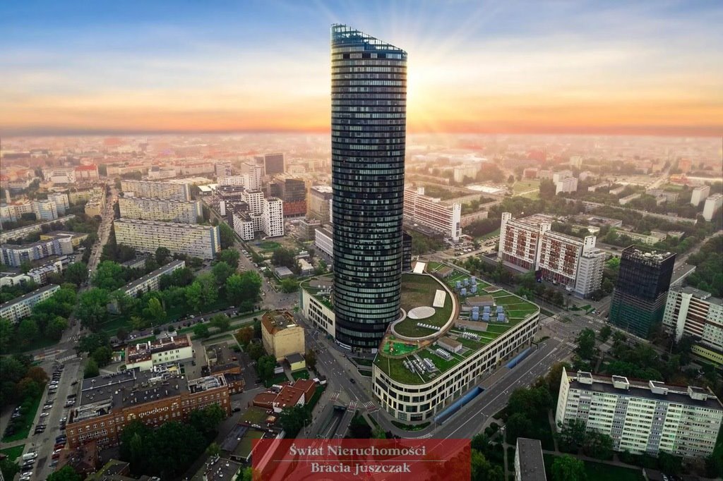 Luksusowe biuro w Sky Tower z promocją na wynajem! Wrocław, Krzyki, Gwiaździsta  929m2 Foto 1