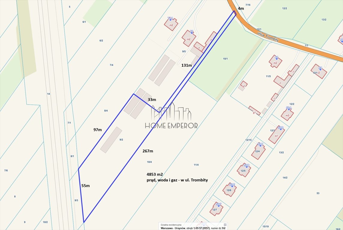 Działka budowlana na sprzedaż Warszawa, Ursynów, Jeziorki, Trombity  4 853m2 Foto 1