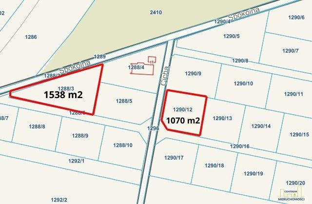 Działka w Kębłowie pod wymarzony dom, las, media, cisza Kębłowo, Cicha  1 538m2 Foto 1