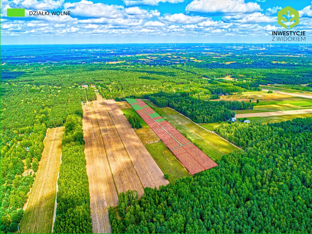 Działka budowlana na sprzedaż Rynia, Duża działka budowlana z fragmentem prywatnego lasu  2 748m2 Foto 3