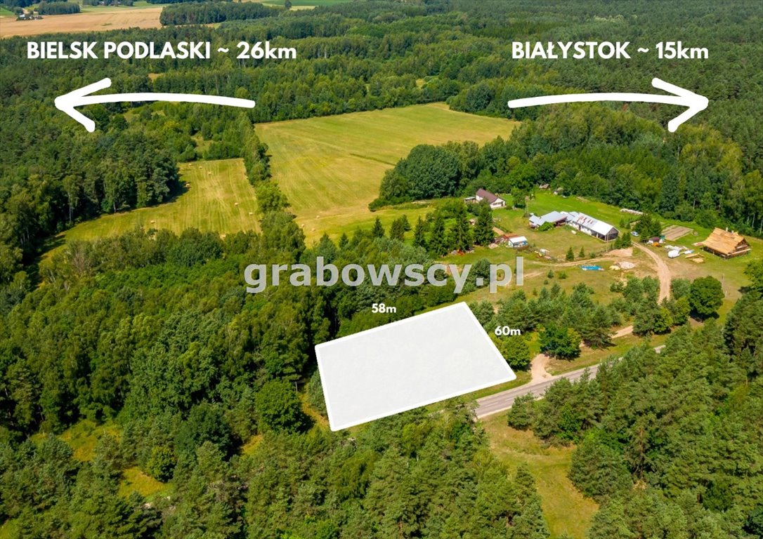 Działka inwestycyjna na sprzedaż Zabłudów, Zabłudów  3 548m2 Foto 4