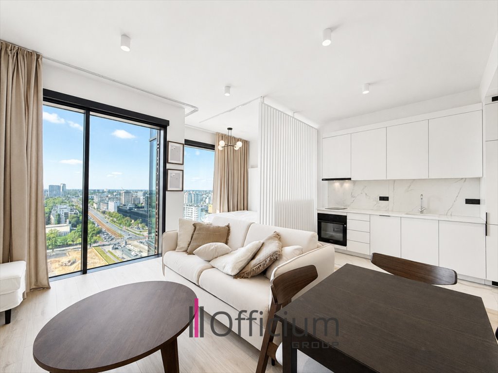 Wynajmę nowoczesne 36 m² apartament na 21. piętrze w Towarowa Towers Warszawa, Wola, Prosta  36m2 Foto 1