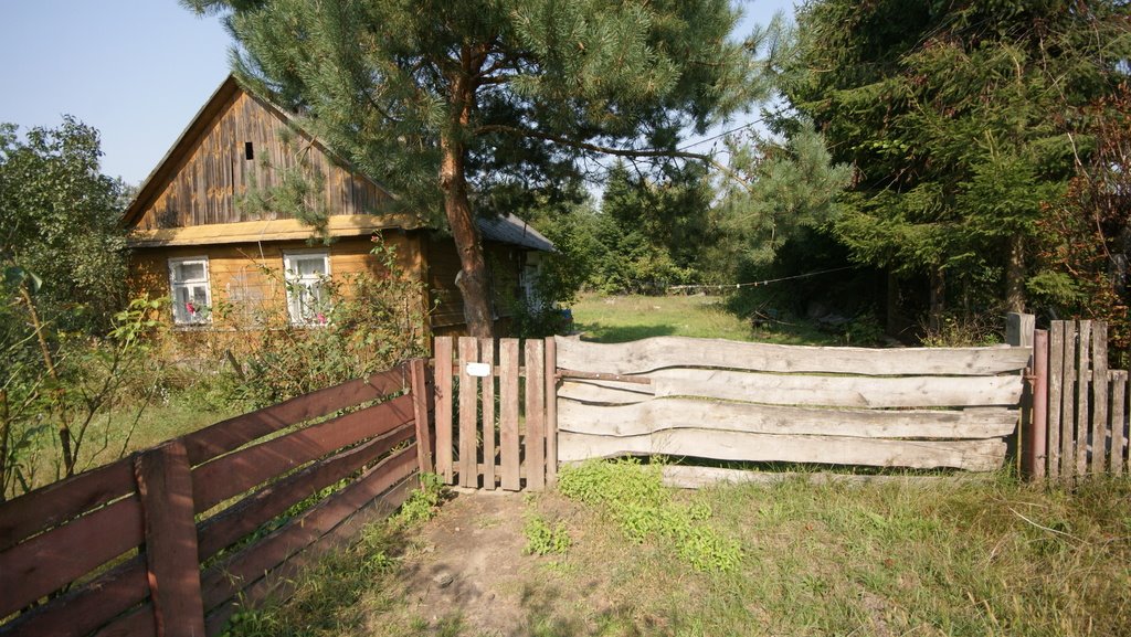 Urokliwy dom drewniany 70 m2 z dużą działką w Gołębiu Gołąb  70m2 Foto 1