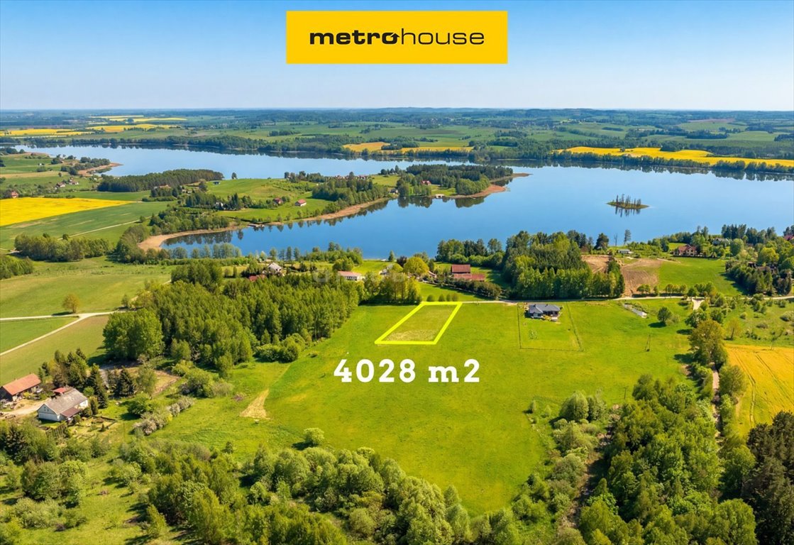 Działka 4028 m² z warunkami zabudowy nad jeziorem Blanki Suryty  4 028m2 Foto 1