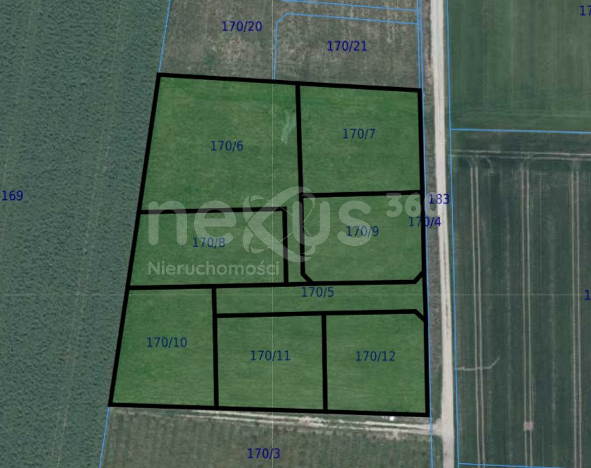 Działki w Bogusławicach od 947 m2 z planem zagospodarowania Bogusławice  948m2 Foto 1