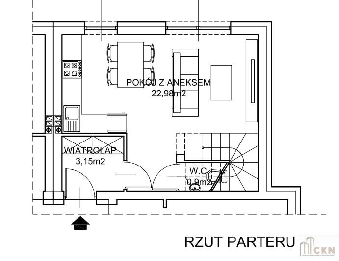 Dom na sprzedaż Kraków, Prądnik Biały, Króla Władysława Łokietka  69m2 Foto 4