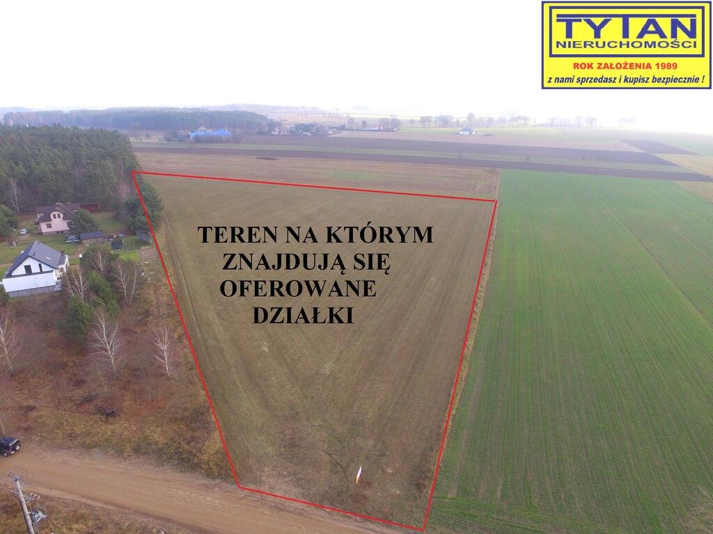 Działka budowlana 1054 m² w Nowogrodzie – idealna pod dom Nowogród, Sosnowa  1 054m2 Foto 1