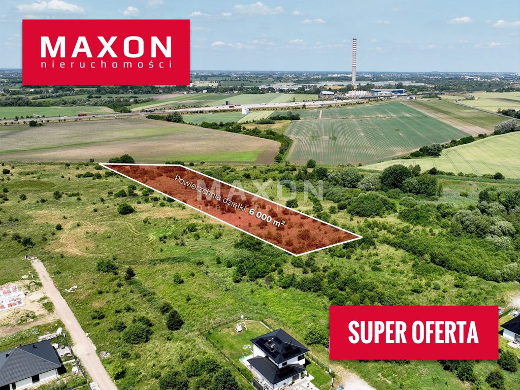 Działka 6 009 m² z możliwością powiększenia w Brwinowie Brwinów  6 009m2 Foto 1