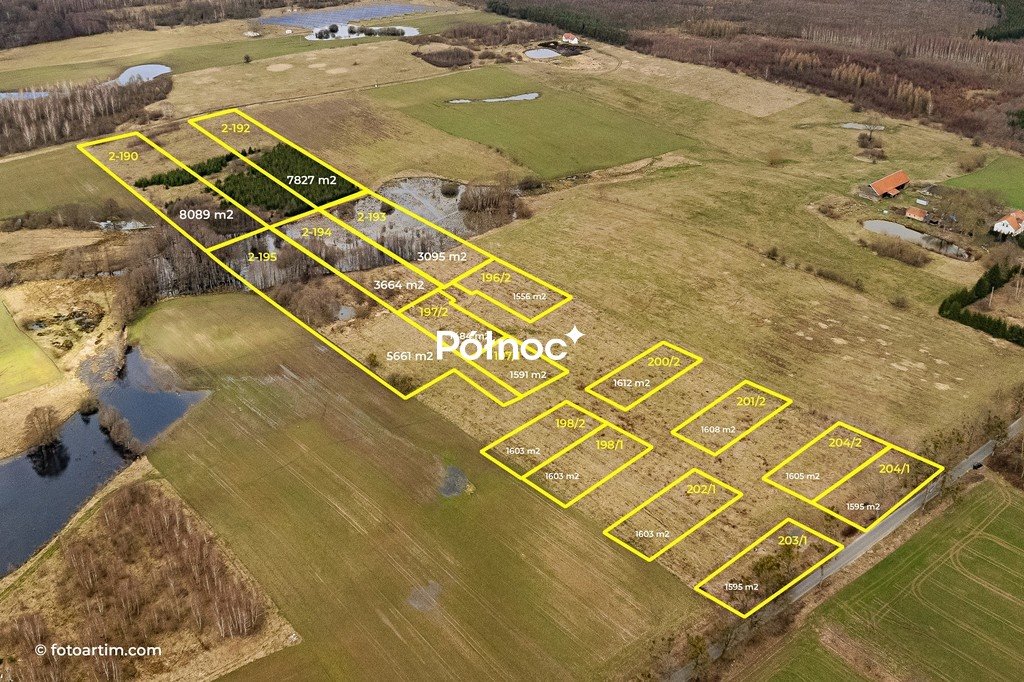Działka rekreacyjna w Boguszewie 1605 m², media, lasy Boguszewo  1 605m2 Foto 1