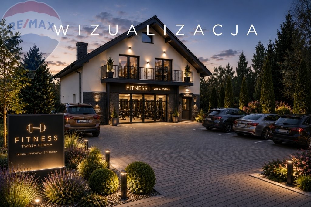 Dom z usługami (195 m²) na działalność w Zawierciu Zawiercie, Sportowa  195m2 Foto 1