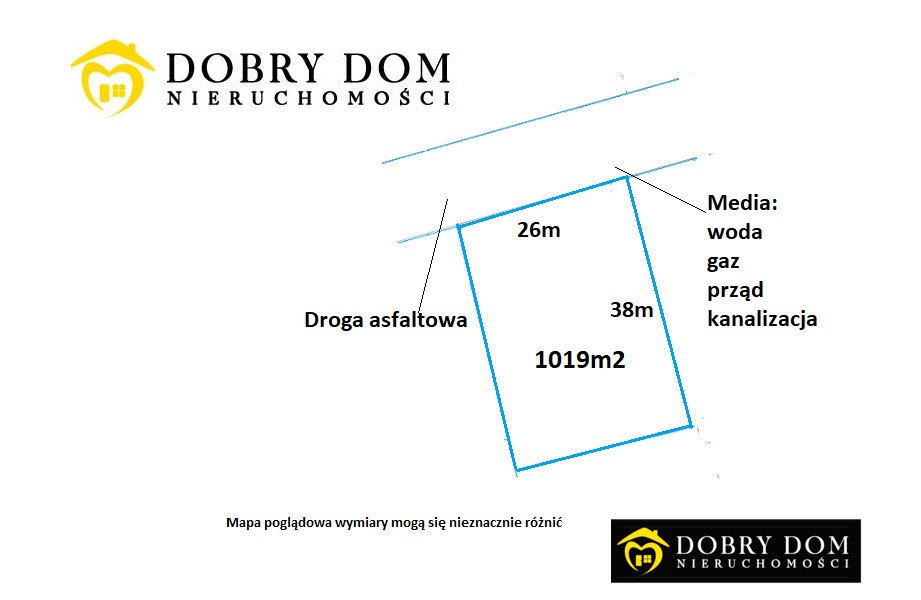 Działka 1019 m2 pod dom w Solniczkach, media w ulicy Solniczki  1 019m2 Foto 1