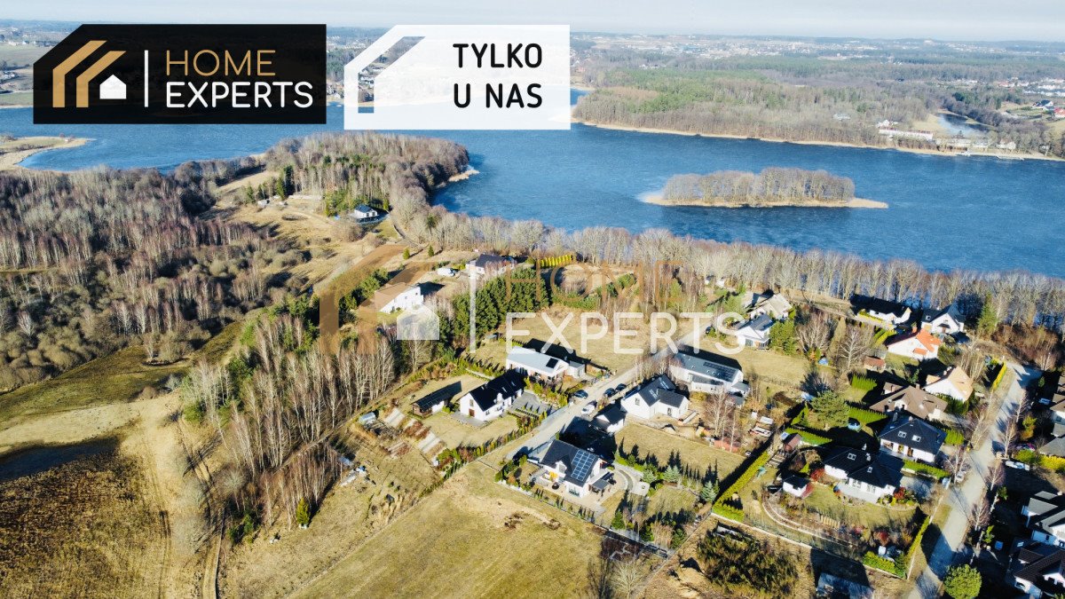 Działka nad jeziorem w Warzenku z WZ na dwa domy Warzenko, Kapitańska  1 500m2 Foto 1