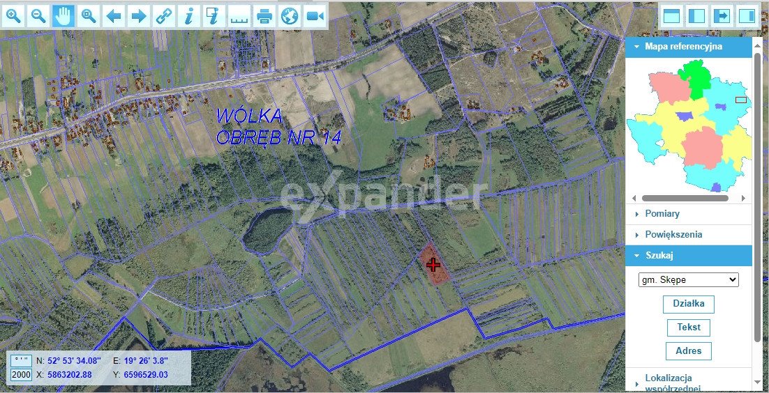 Działka 1,21 ha w Wólce nad jeziorem i lasem Wólka  12 100m2 Foto 1