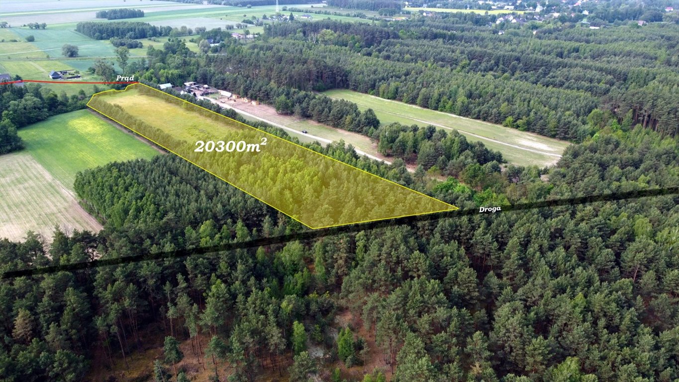 Działka leśna na sprzedaż Andzin  20 300m2 Foto 1