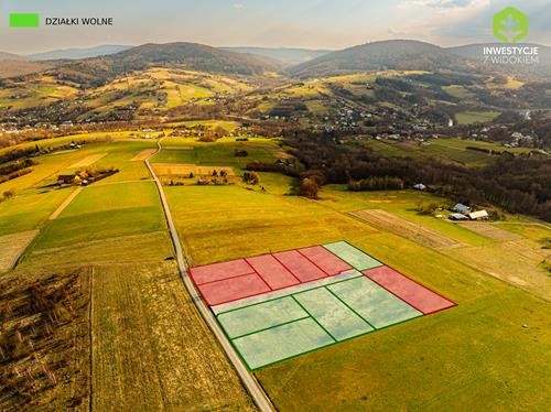 Działka budowlana na sprzedaż Nowy Sącz, Widokowy kompleks działek w Beskidzie Niskim  800m2 Foto 1