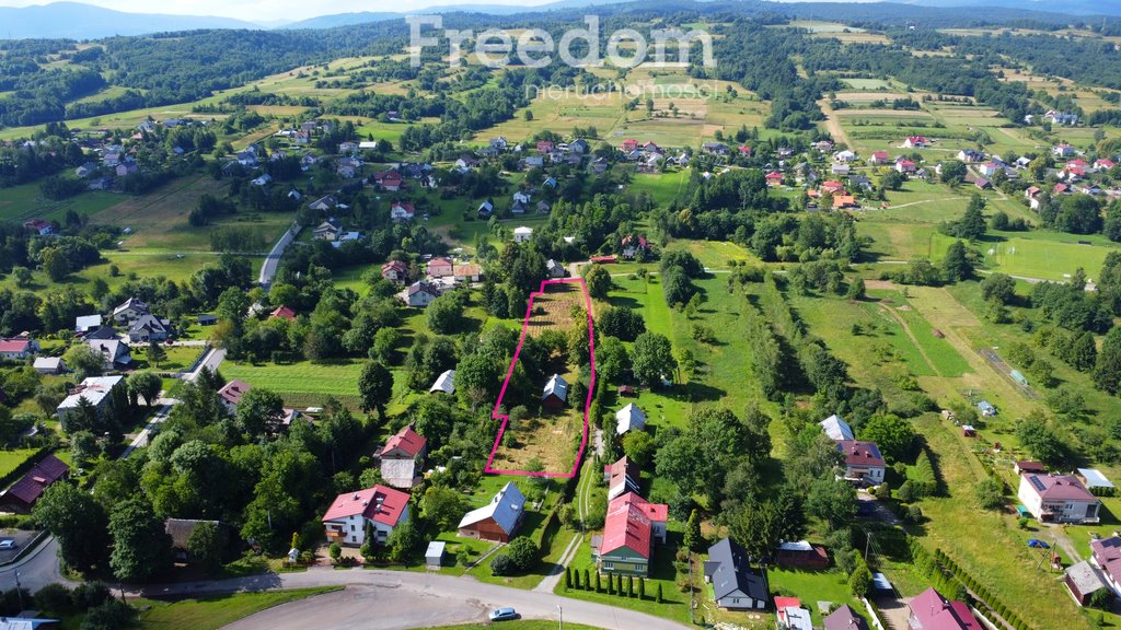 Działka budowlana na sprzedaż Łęki Dukielskie  5 093m2 Foto 1