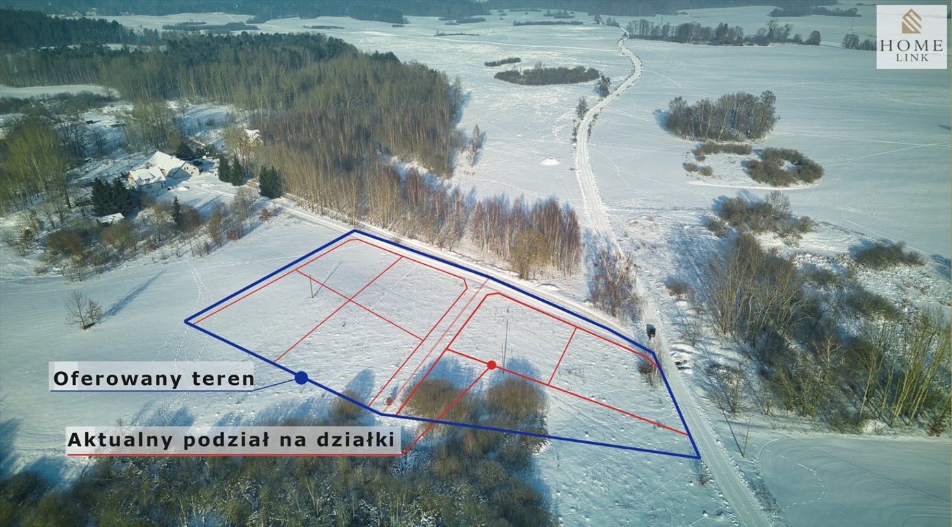 Działka inwestycyjna 7 908 m² z drogami i potencjałem Klebark Wielki  7 908m2 Foto 1