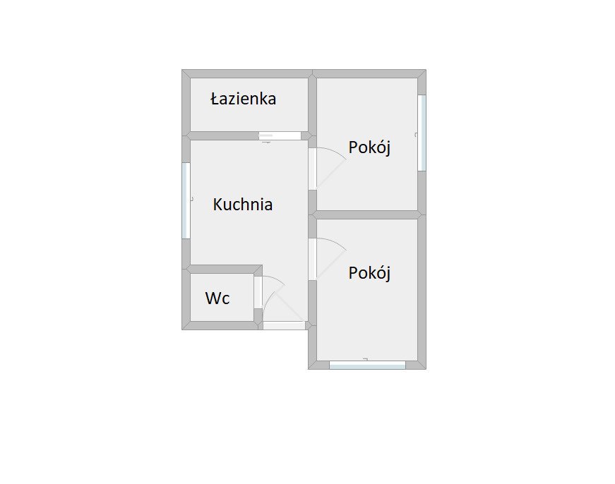 Mieszkanie dwupokojowe na sprzedaż Zawadzkie, Miarki  40m2 Foto 7