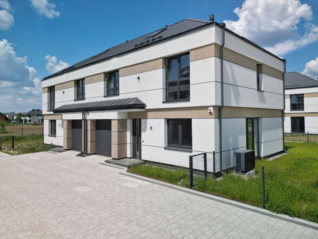 Nowoczesny dom bliźniaczy 186 m2 z ogrodem i garażem Warszawa, Wilanów Powsin, Rosochata  186m2 Foto 1
