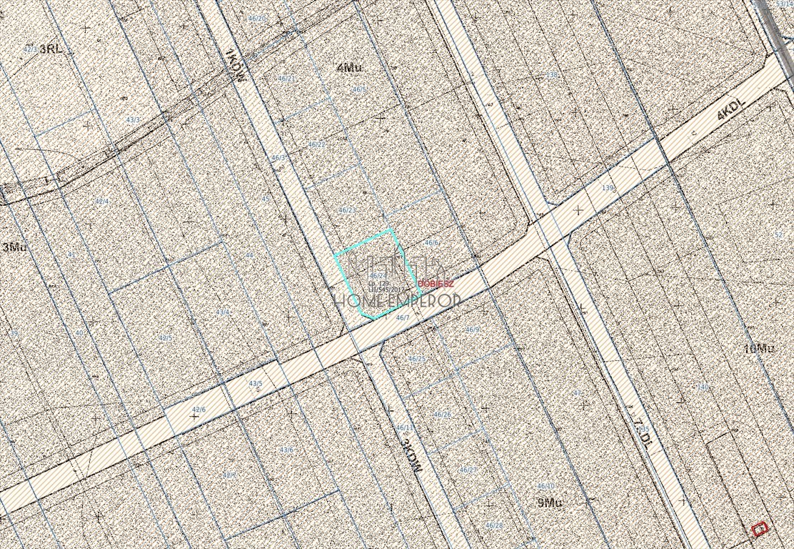 Działka 1188 m² pod dom i usługi, media w drodze Dobiesz, Wolska  1 188m2 Foto 1