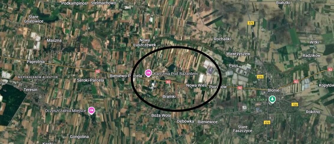 Działka budowlana na sprzedaż Bramki  9 340m2 Foto 1