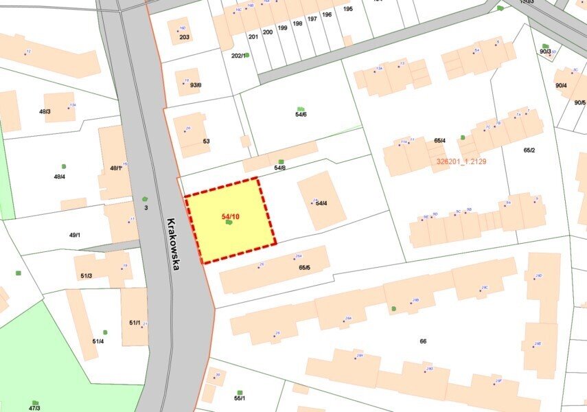 Działka 797 m2 pod zabudowę jednorodzinną w Szczecinie Szczecin, Krakowska  797m2 Foto 1