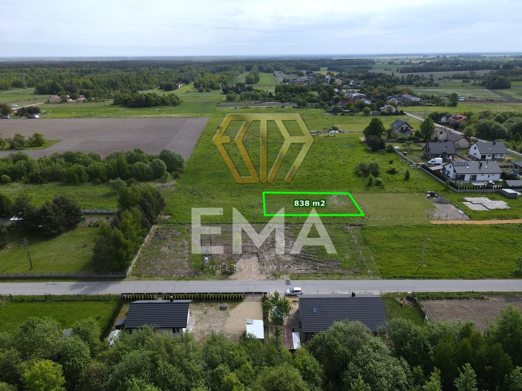 Działka 838 m² pod dom w Koninie – cicha okolica Konin, Leśna  838m2 Foto 1