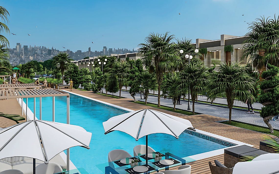 Ekskluzywna willa z basenem w İncek, 95 m², blisko jeziora Turcja, İncek, İncek, Gölbaşı, Ankara  95m2 Foto 1