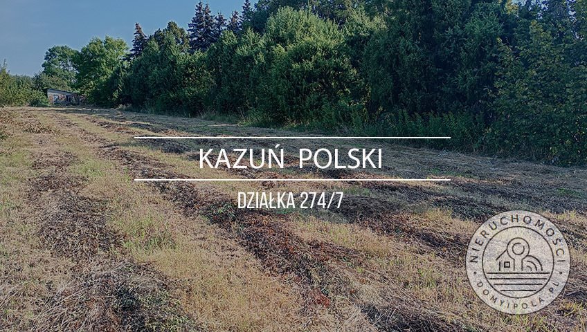 Działka 840 m² z mediami, ogrodzeniem, gotowa pod budowę Kazuń Polski  840m2 Foto 1