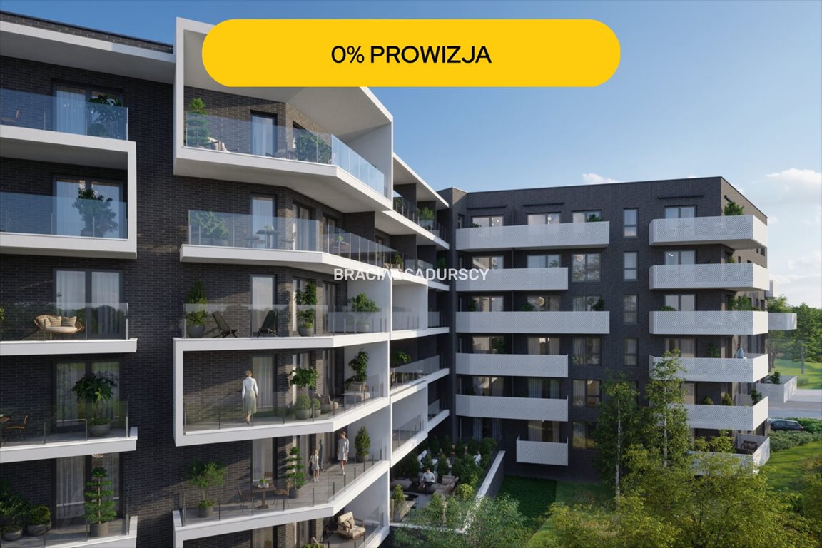 Do sprzedania nowoczesne 3-pokojowe mieszkanie z dziedzińcem i parkingiem Kraków, Łagiewniki, Łagiewniki, Wadowicka  63m2 Foto 1