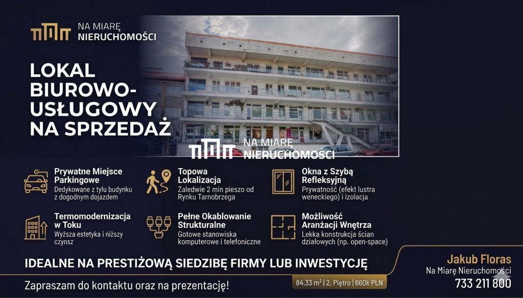 Zapraszam do obejrzenia przestronnego lokalu 84 m² w Tarnobrzegu Tarnobrzeg, Targowa 4a  84m2 Foto 1