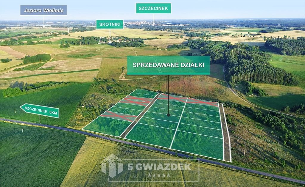 Działka inwestycyjna na sprzedaż Dalęcino  1 588m2 Foto 14