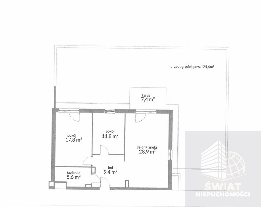 Mieszkanie trzypokojowe na sprzedaż Szczecin, Pogodno  74m2 Foto 1