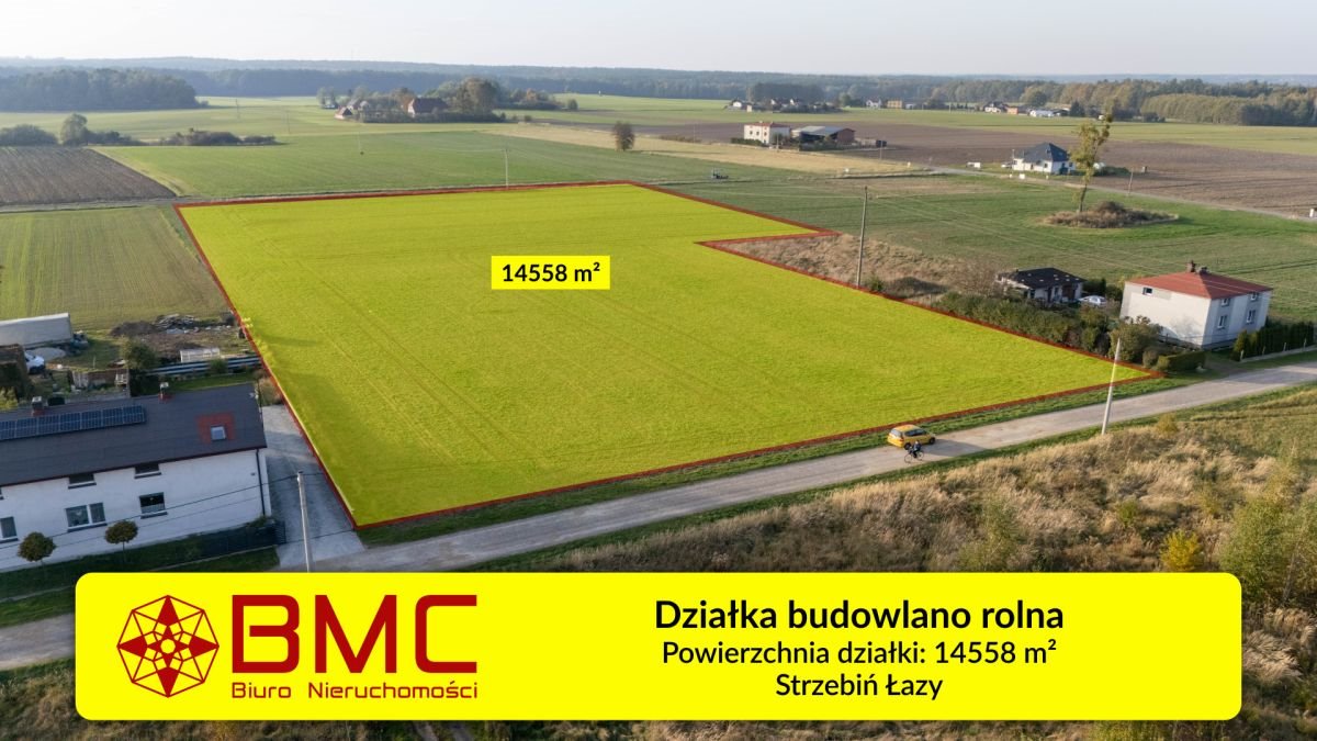 Działka budowlana na sprzedaż Strzebiń, Łazy, Kołłątaja  14 558m2 Foto 1