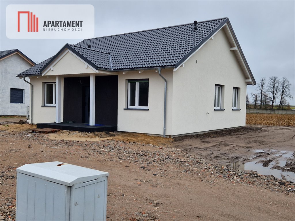 Nowoczesny dom w stanie developerskim, 83,87 m2, ogrzewanie podłogowe Janowiec Wielkopolski  84m2 Foto 1